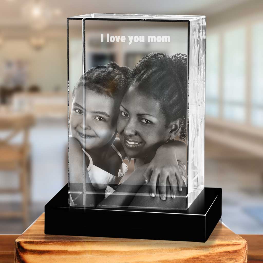 Mother's Day Portrait - The best 3D crystal gifts in the world!
