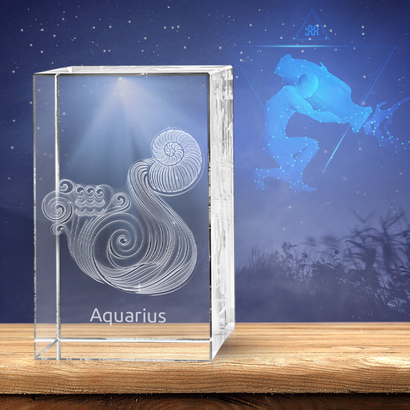 Aquarius 3D Crystal