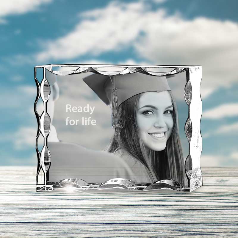 Graduation Serrated Landscape - 2D - The best 3D crystal gifts in the world!