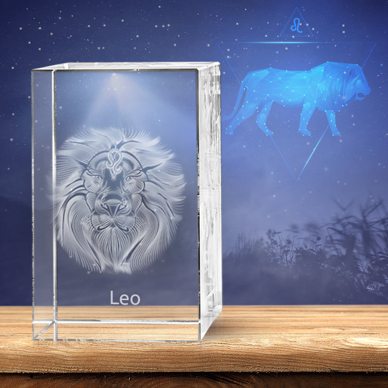Leo 3D Crystal