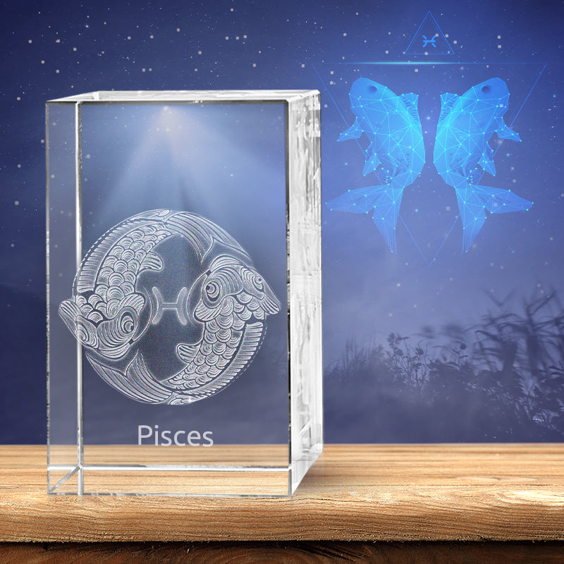 Pisces 3D Crystal