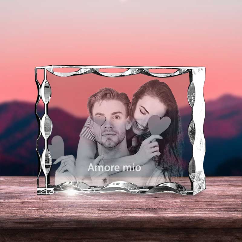 Valentine's Day Serrated Landscape - 2D - The best 3D crystal gifts in the world!