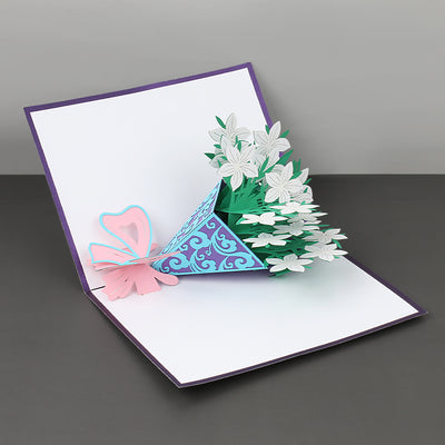 The bouquet Pop Up Card