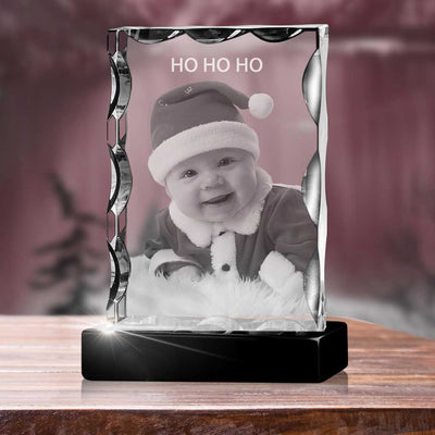 Christmas Serrated Portrait - 2D - The best 3D crystal gifts in the world!