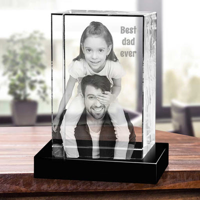 Father's Day Portrait - The best 3D crystal gifts in the world!