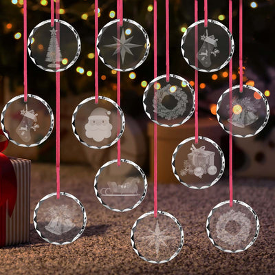 12pcs Christmas Ornaments Set