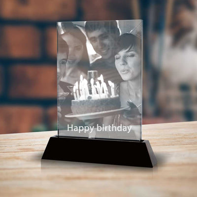 Birthday Flat - 5x7" - 2D - The best 3D crystal gifts in the world!