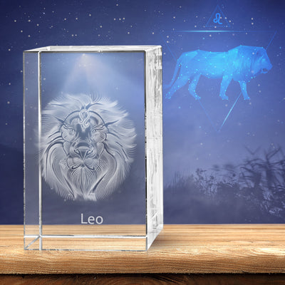 Leo 3D Crystal