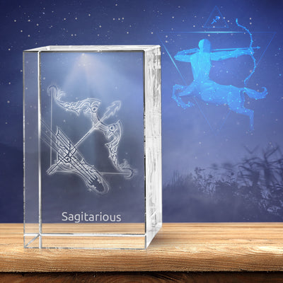 Sagittarius 3D Crystal